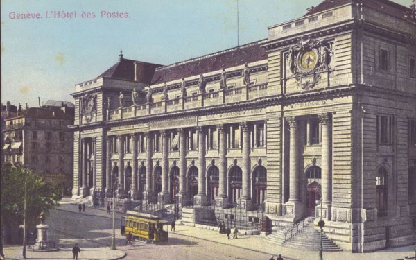 Genève, l`Hòtel des Postes